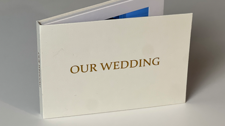 W Linen Tradition Wedding Video Book